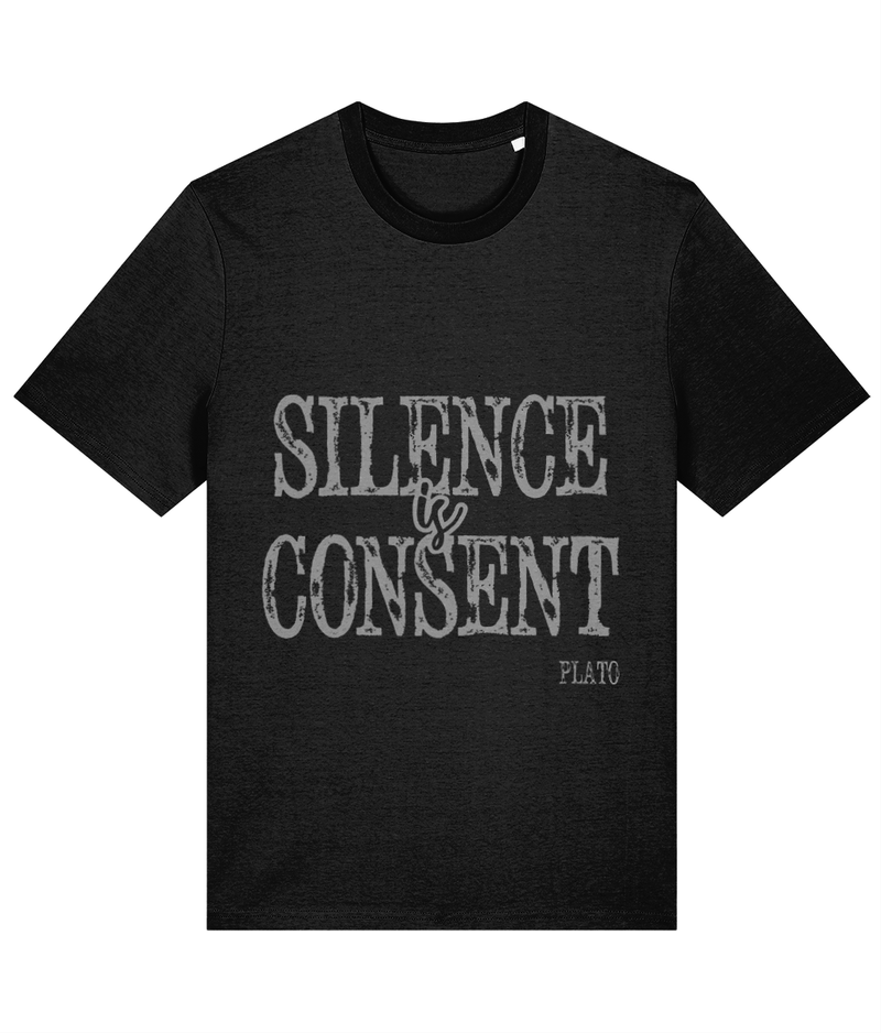 Silence is Consent Black T-Shirt