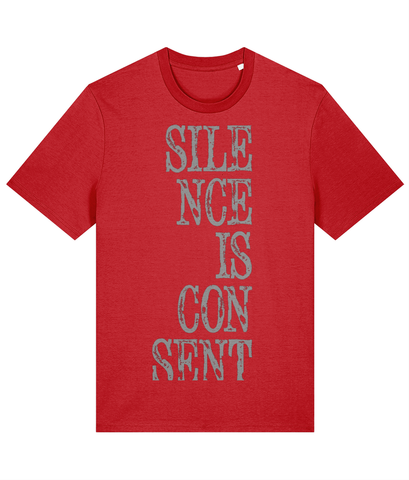 Silence Is Consent Red T-Shirt